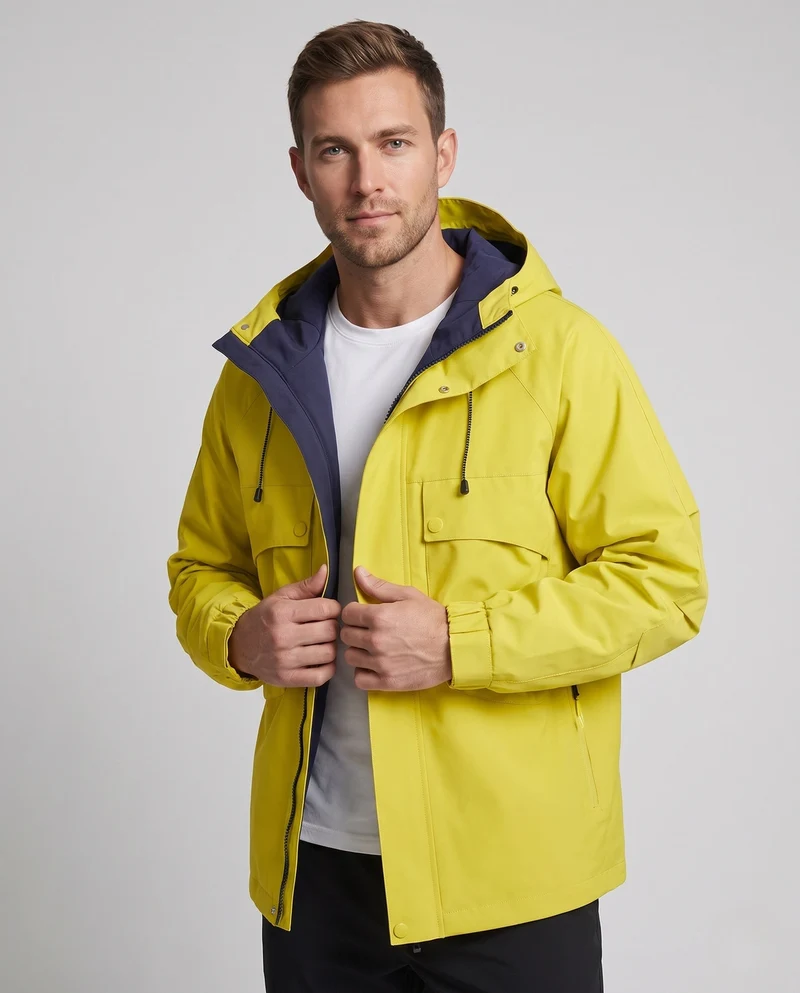 Herren Funktions Outdoor Jacke Nord Taschen