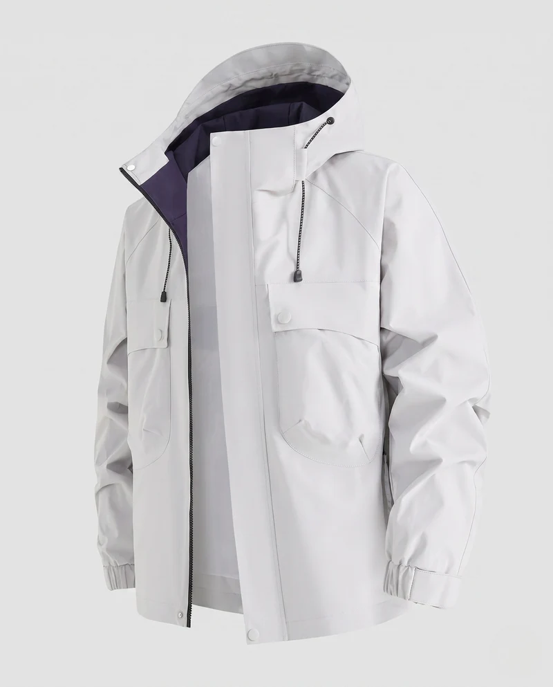 Herren Funktions Outdoor Jacke Nord Taschen