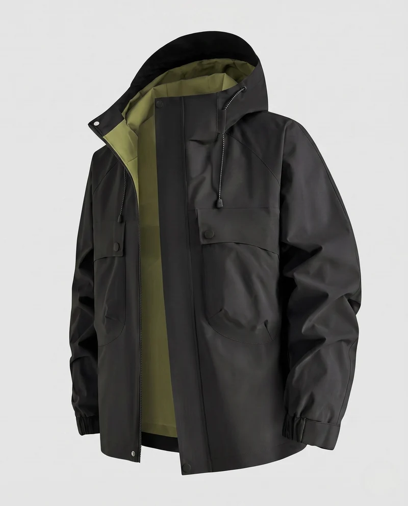 Herren Funktions Outdoor Jacke Nord Taschen