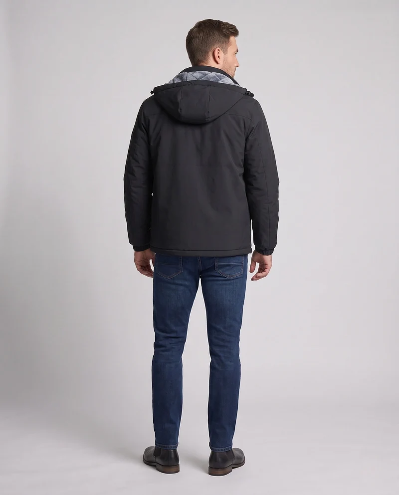 Herren Funktions Outdoorjacke mit Kapuze Nord Taschen