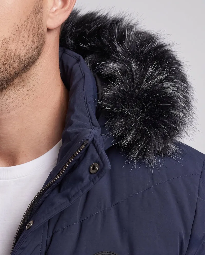Herren Funktionsparka mit abnehmbarem Kunstfellkragen Nord Taschen