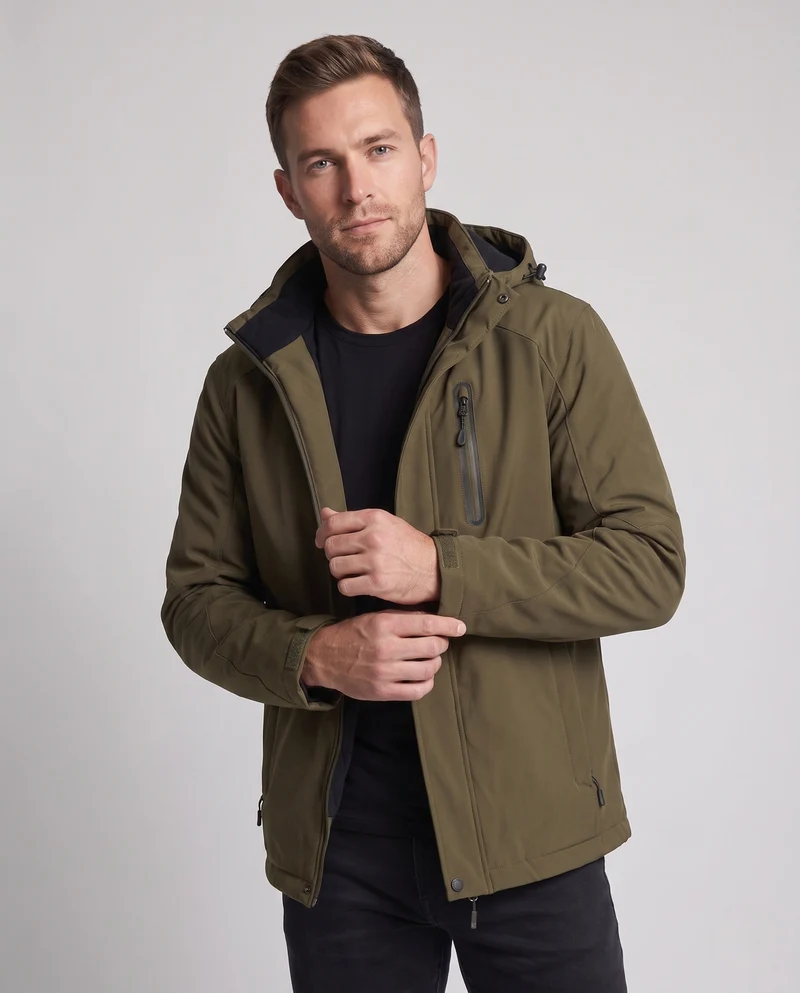 Herren beheizte Winterjacke Nord Taschen