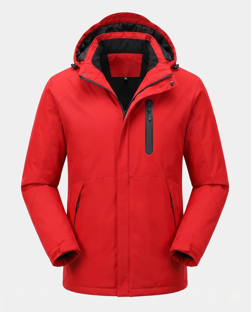 Herren beheizte Winterjacke Nord Taschen
