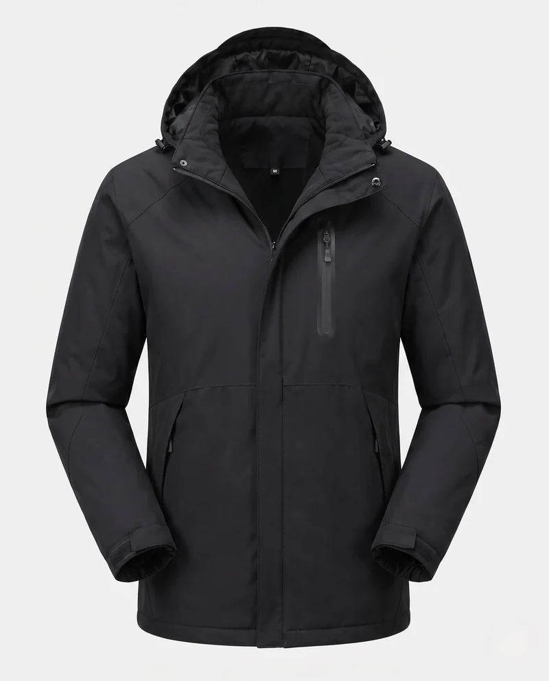 Herren beheizte Winterjacke Nord Taschen