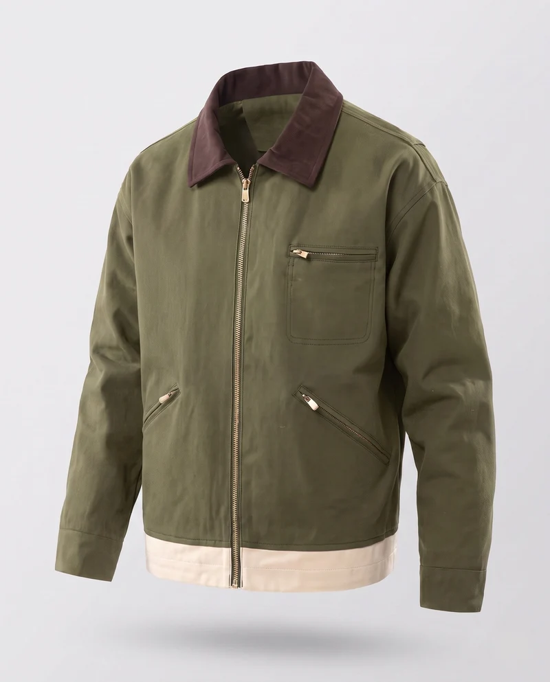Herren Klassische Arbeitsjacke Nord Taschen