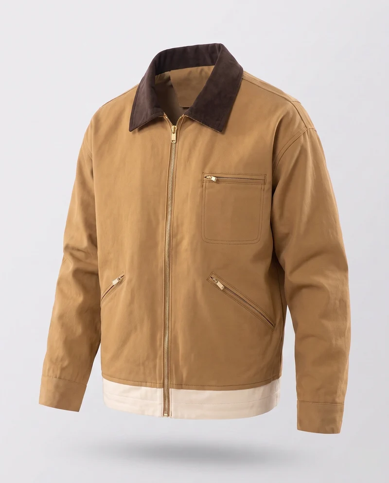 Herren Klassische Arbeitsjacke Nord Taschen