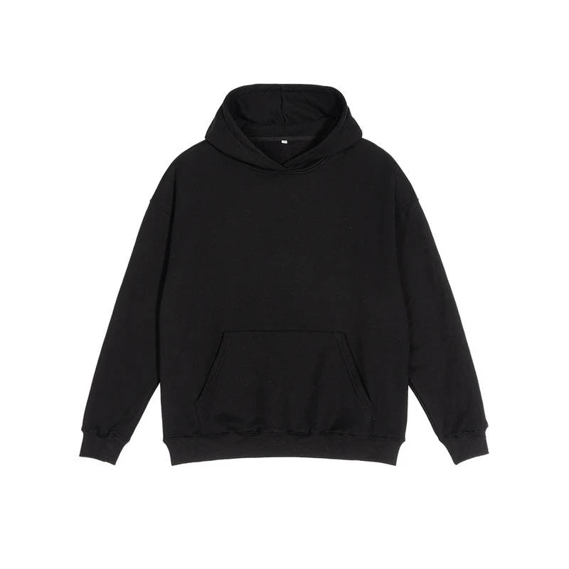 Unisex Oversize Baumwoll-Hoodie mit tiefer Schulterlinie und Kängurutasche Nord Taschen