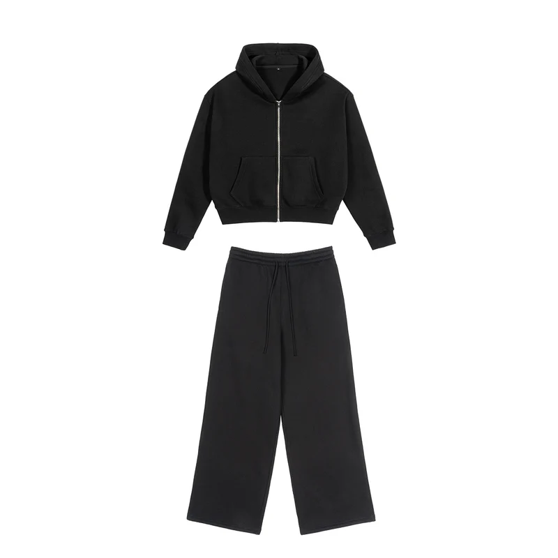 Unisex Kapuzen-Sweatjacke mit durchgehendem Reißverschluss und Kängurutasche Nord Taschen