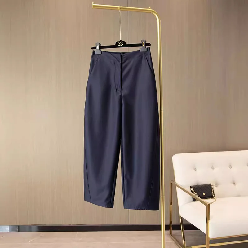 Damen Elegante weite Stoffhose Nord Taschen