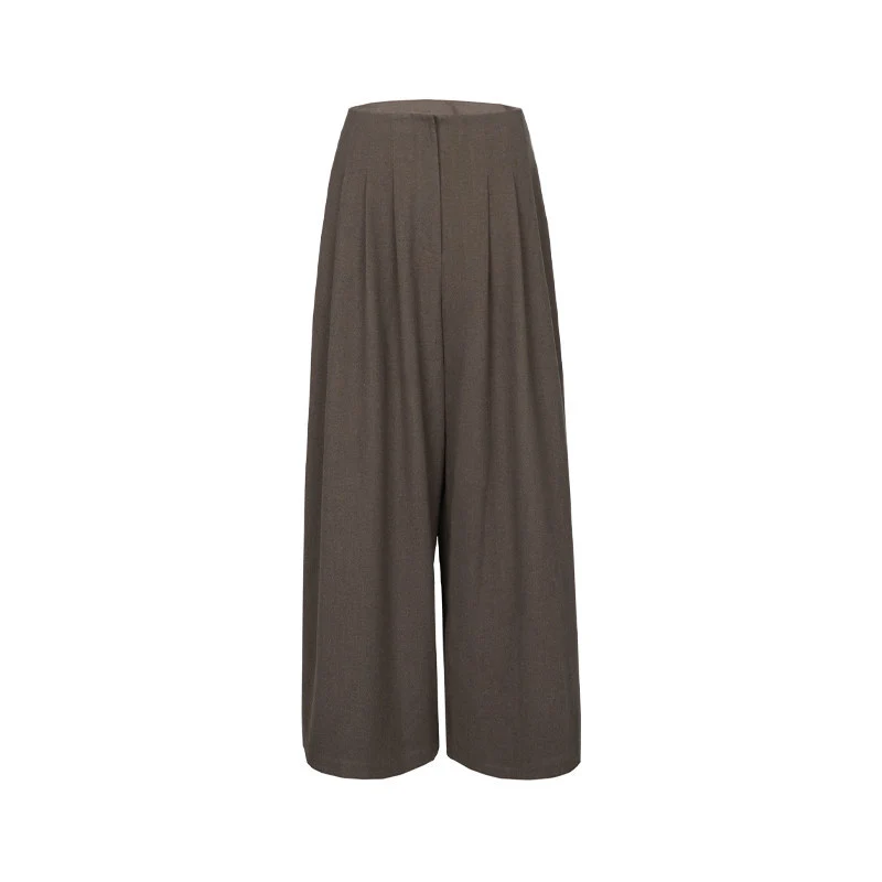 Damen Elegante weite Hochbundhose Nord Taschen