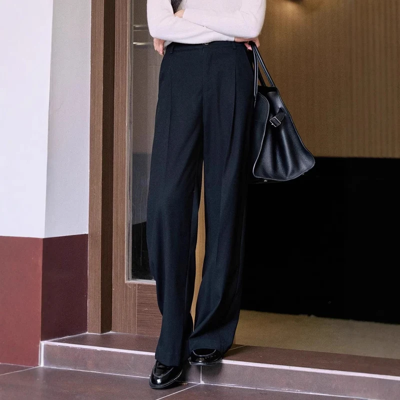 Damen Elegante, weite Anzughose Nord Taschen