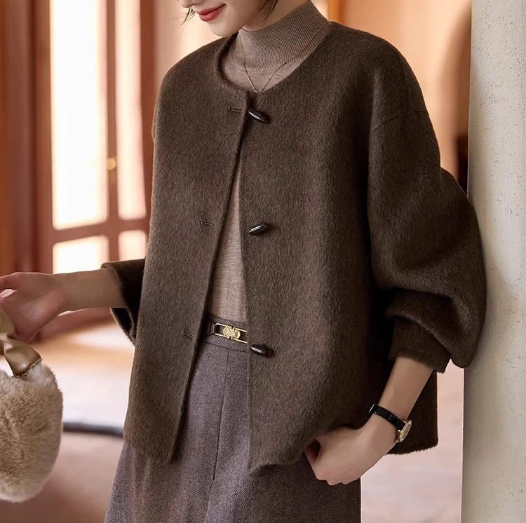 Damen Elegante, warme Strickjacke Nord Taschen