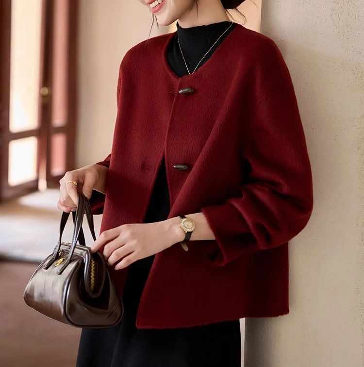 Damen Elegante, warme Strickjacke Nord Taschen