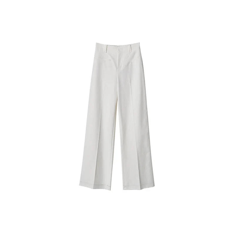 Damen Elegante und weite Hochbahn-Hose Nord Taschen