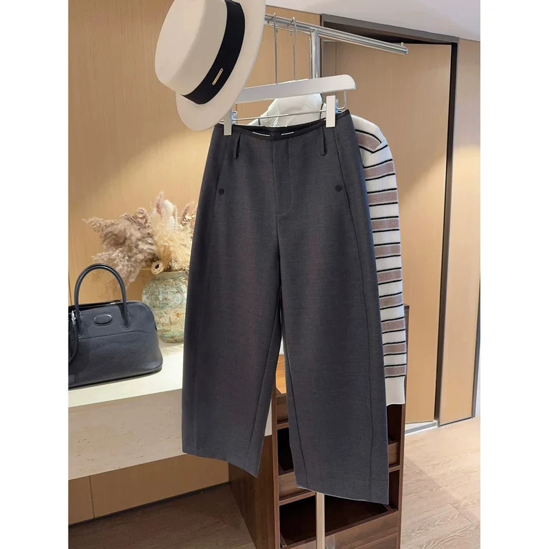 Damen Elegante und weite Anzughose Nord Taschen