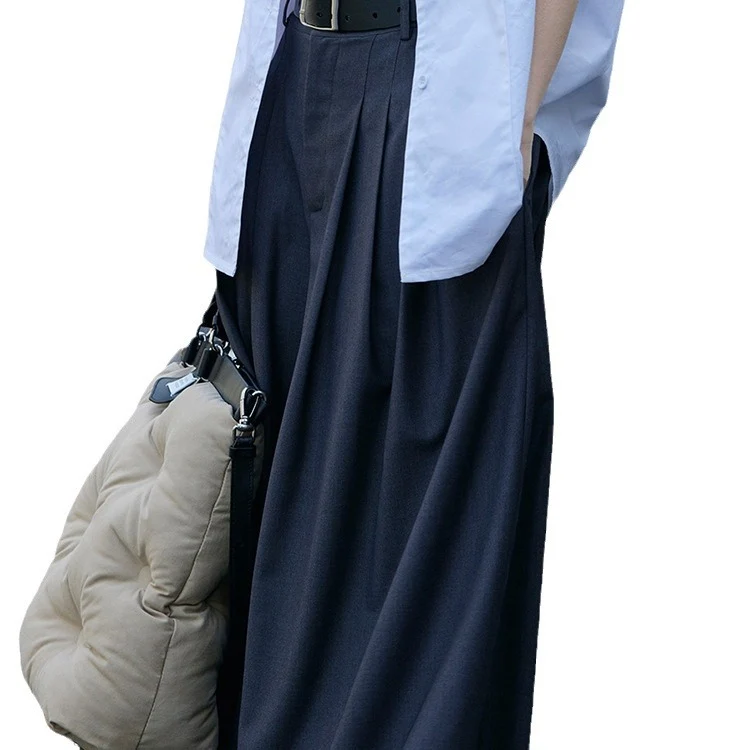 Damen Elegante und weit geschnittene Palazzo-Hose Nord Taschen