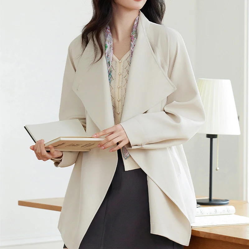 Damen Elegante und vielseitige Wickeljacke Nord Taschen