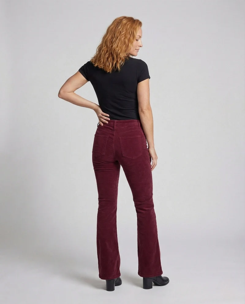 Damen Stretch-Cord Schlaghose mit Komfort & Vielseitigem Style