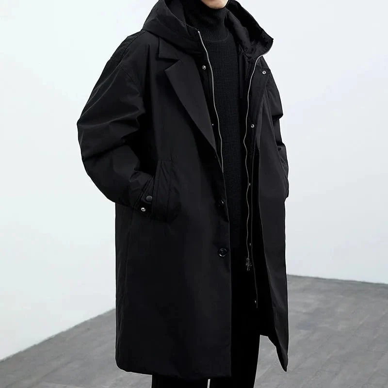 Herren Wasserdichter Trenchcoat - Stilvolles & Warmes Puffer-Design