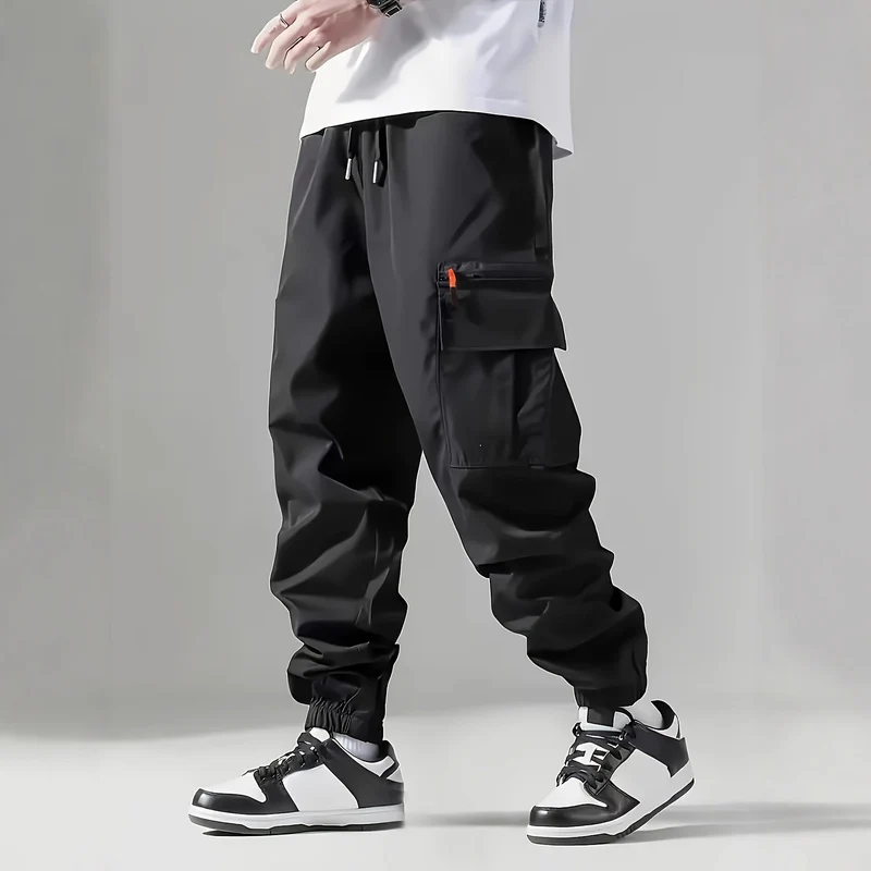 Herren Cargo-Hose mit elastischem Bund Hedi-Mode