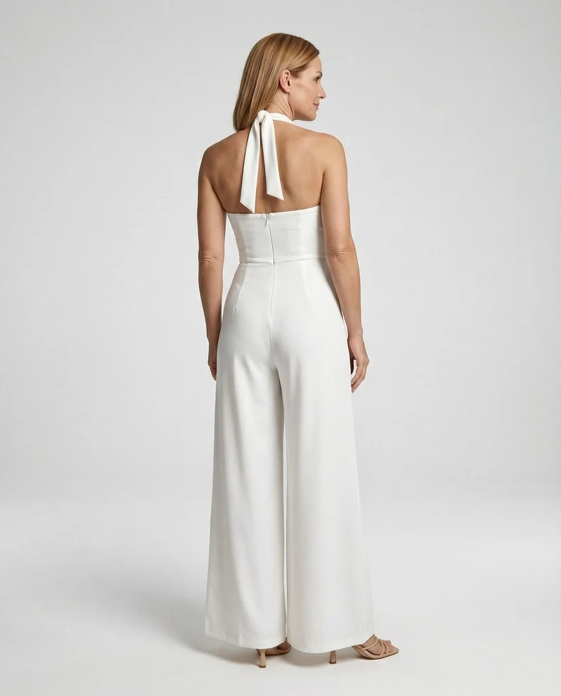 Jumpsuit Damen mit Neckholder