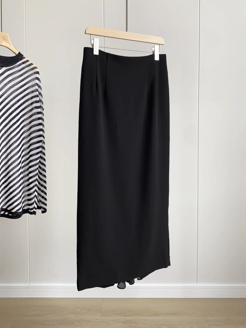 Damen Eleganter Maxirock aus hochwertigem fließendem Material Nord Taschen