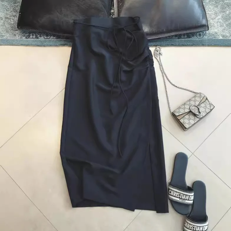 Damen Eleganter Maxi-Rock Nord Taschen