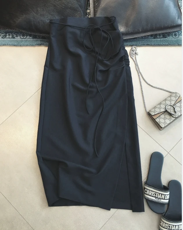 Damen Eleganter Maxi-Rock Nord Taschen