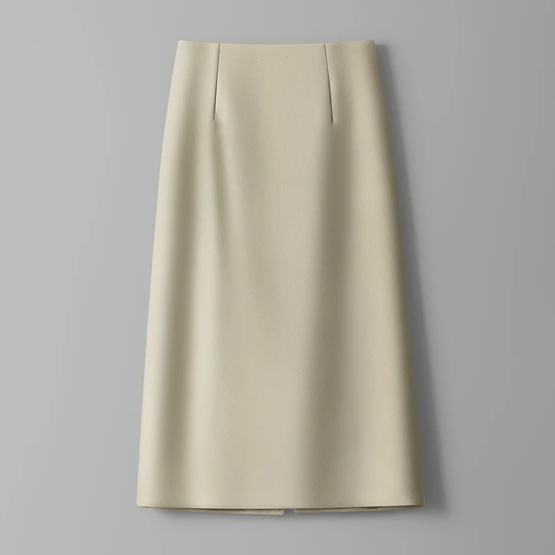 Damen Eleganter Hoch taillierter Bleistiftrock Nord Taschen