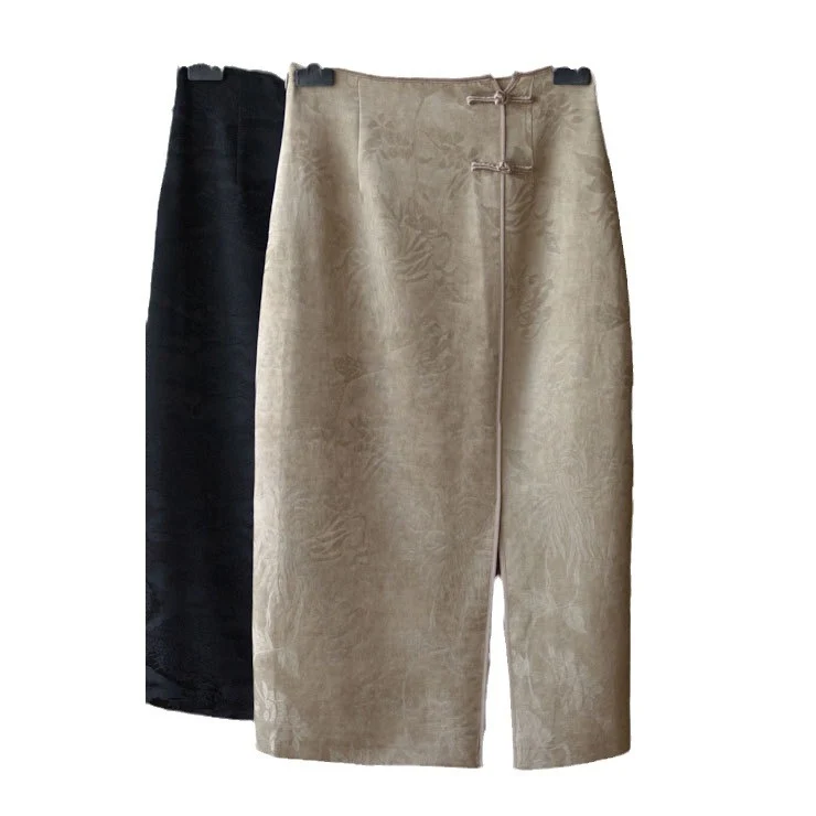 Damen Eleganter, geschmeidiger Bleistiftrock Nord Taschen