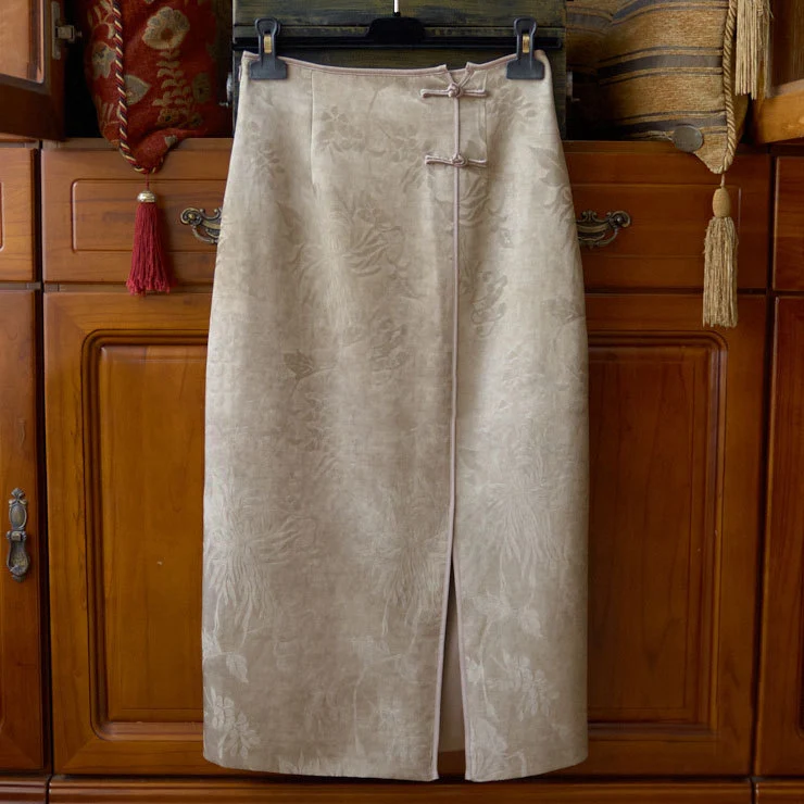 Damen Eleganter, geschmeidiger Bleistiftrock Nord Taschen