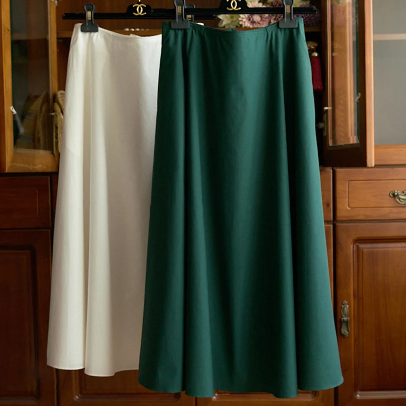 Damen Eleganter, fließender Maxi-Rock Nord Taschen