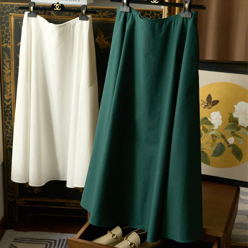Damen Eleganter, fließender Maxi-Rock Nord Taschen