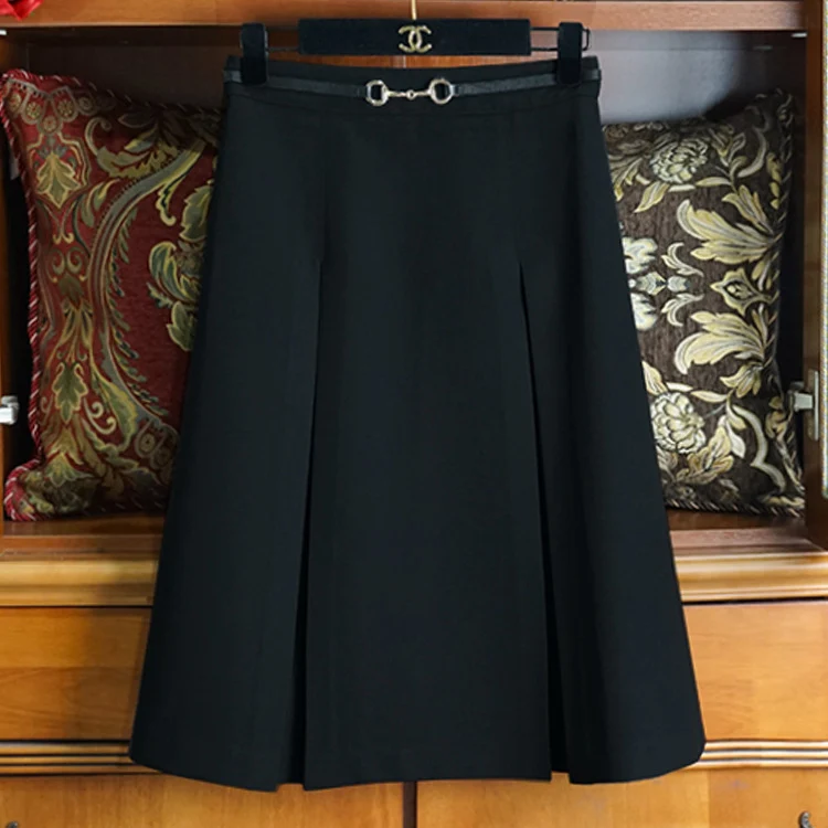 Damen Eleganter Faltenrock Nord Taschen