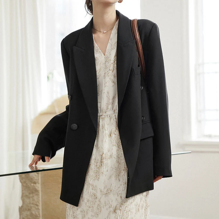 Damen Eleganter doppelter Blazer Nord Taschen