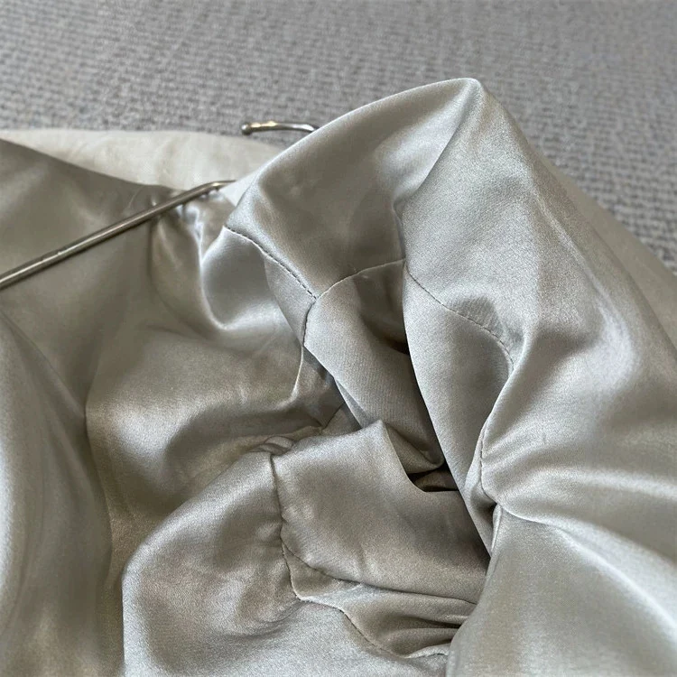 Damen Eleganter Doppelreiher Blazer mit Schmuckknöpfen Nord Taschen