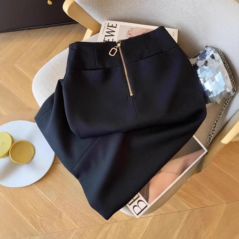 Damen Eleganter Bleistiftrock mit Reißverschluss Nord Taschen