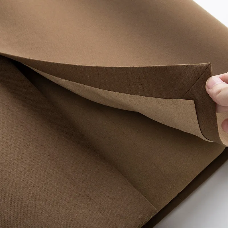 Damen Eleganter Bleistiftrock mit Knopf-Detail Nord Taschen