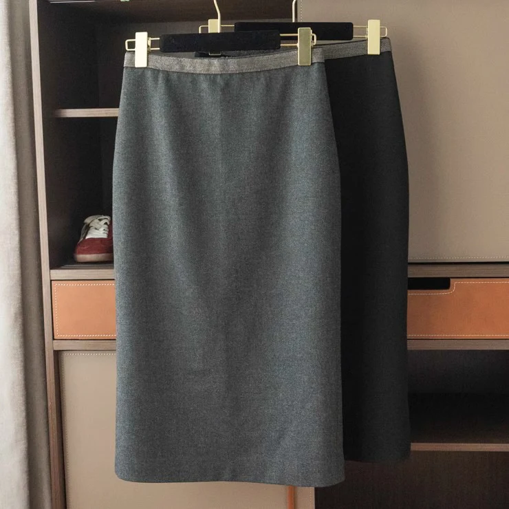 Damen Eleganter Bleistiftrock aus hochwertigem Material Nord Taschen