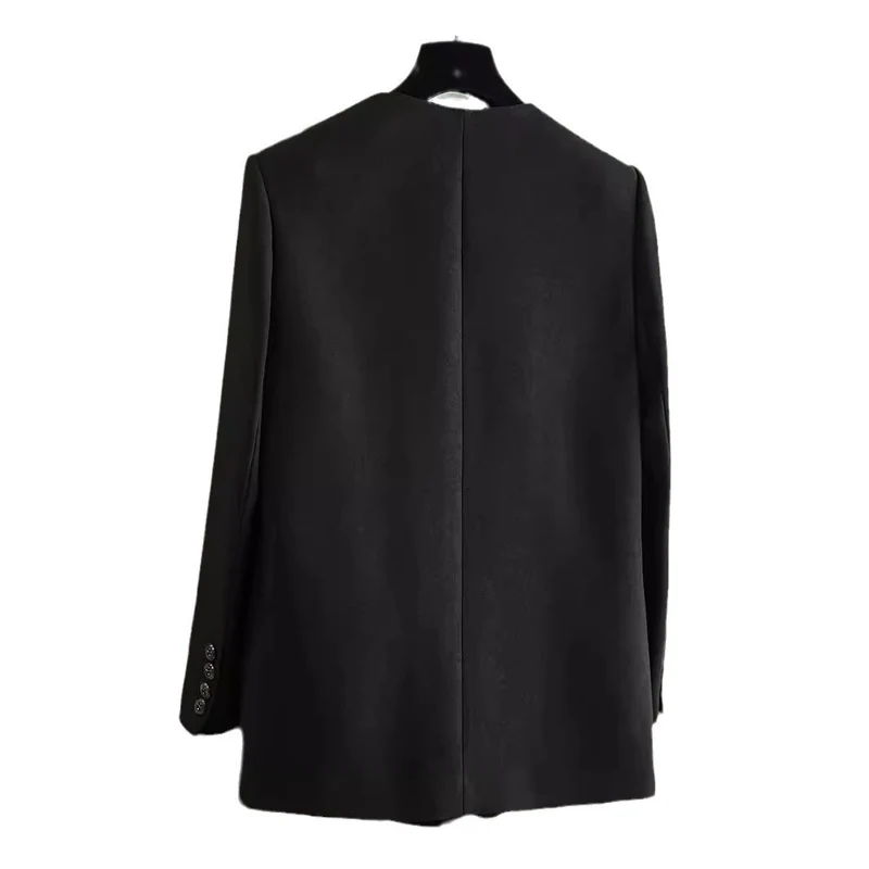 Damen Eleganter Blazer ohne Verschluss Nord Taschen
