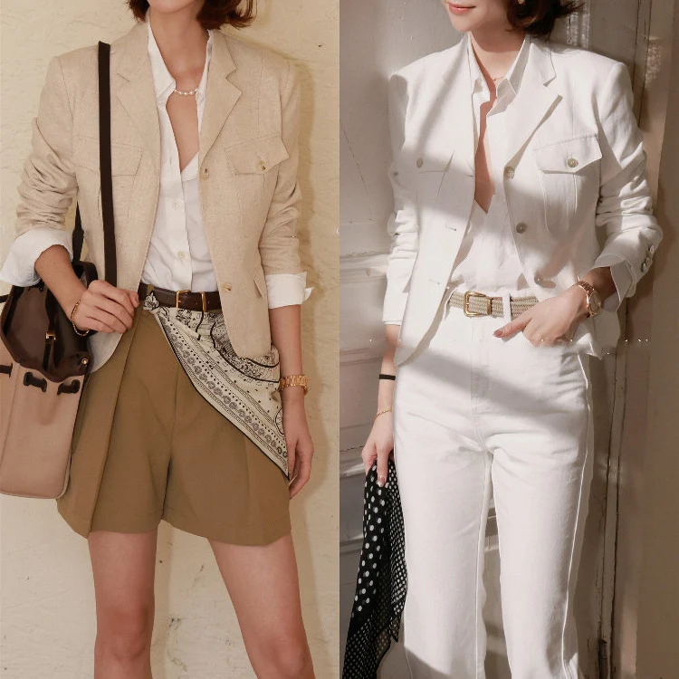 Damen Eleganter Blazer mit vielseitigen Styling-Optionen Nord Taschen