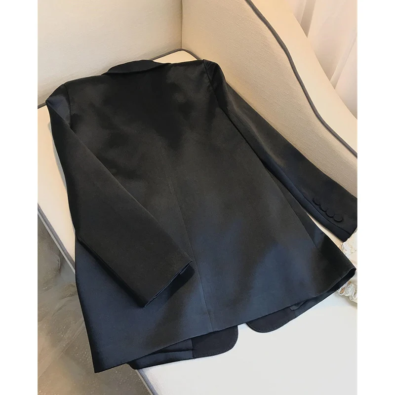 Damen Eleganter Blazer mit schickem Muster und hohem Kragen Nord Taschen