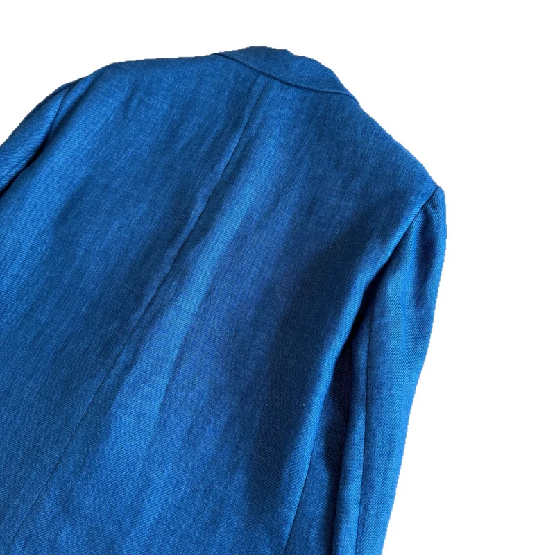 Damen Eleganter Blazer aus hochwertigem Leinen Nord Taschen