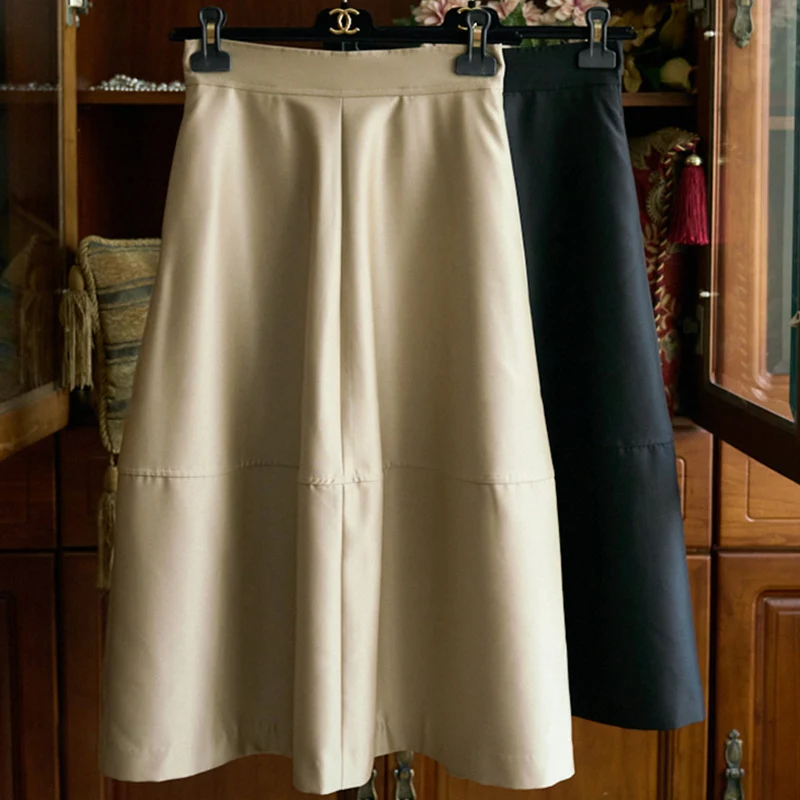 Damen Eleganter A-Linien Rock Nord Taschen