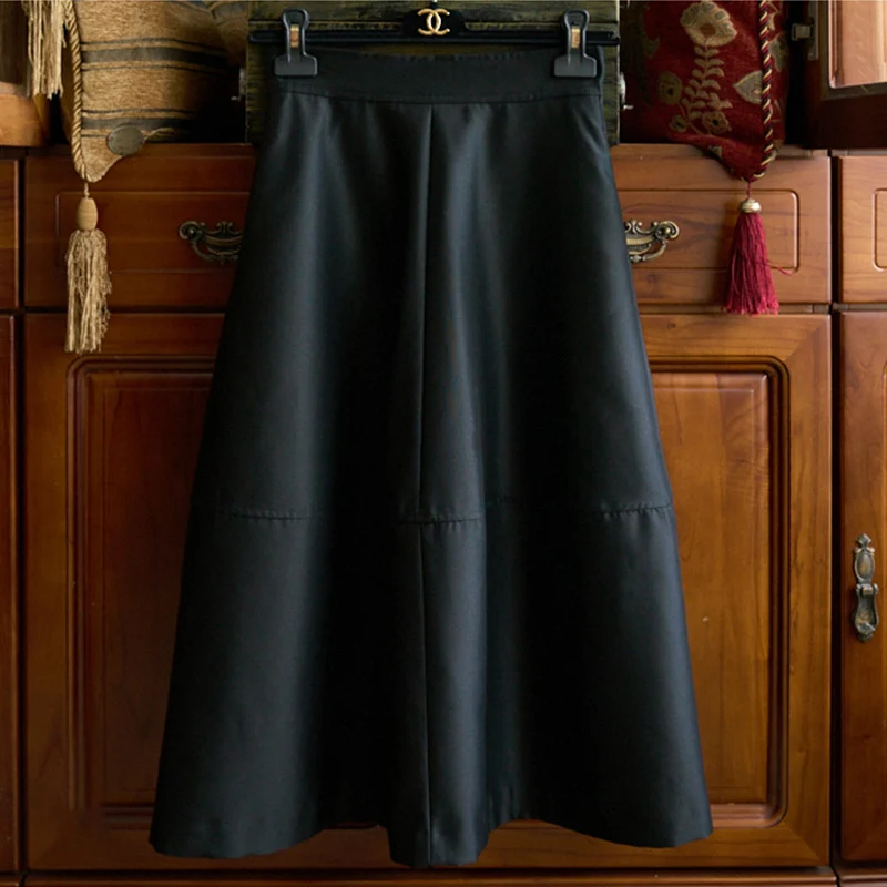 Damen Eleganter A-Linien Rock Nord Taschen