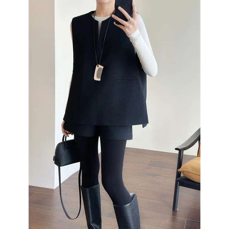 Damen Elegante Weste aus feinem Stoff Nord Taschen