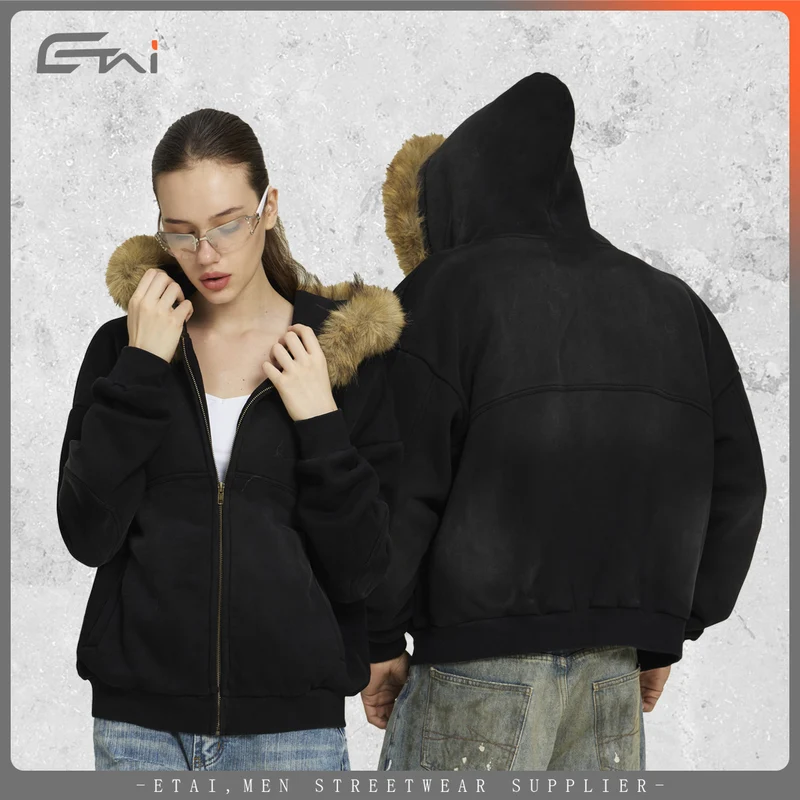Herren Kapuzenjacke Nord Taschen