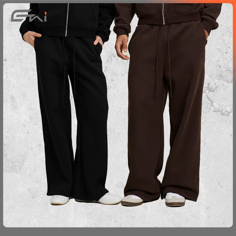 Damen Weit geschnittene Sweat-Hose mit Kordelzug Nord Taschen