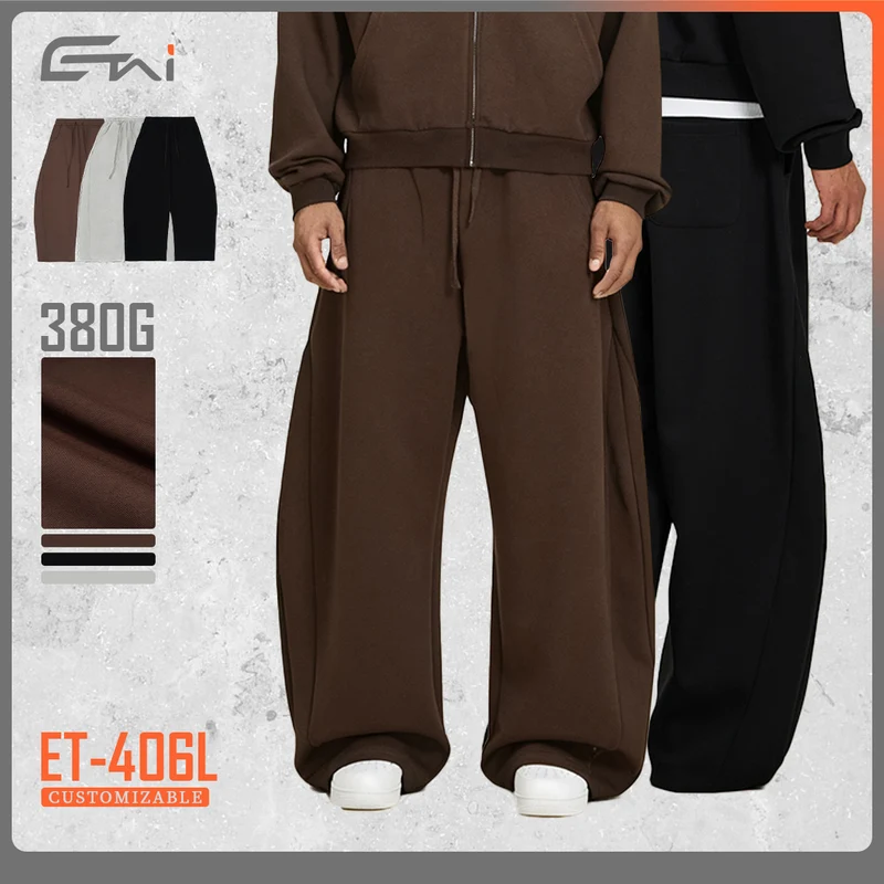 Damen weit geschnittene Jogginghose mit elastischem Bund, Kordelzug und Seitentaschen Nord Taschen