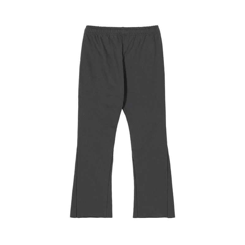 Damen Schlag-Sweathose aus French-Terry mit elastischem Bund und dekorativen Teilnähten Nord Taschen